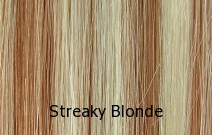 Levels 10 & 8, Lightest Blonde & Strawberry Red Blonde Streaks